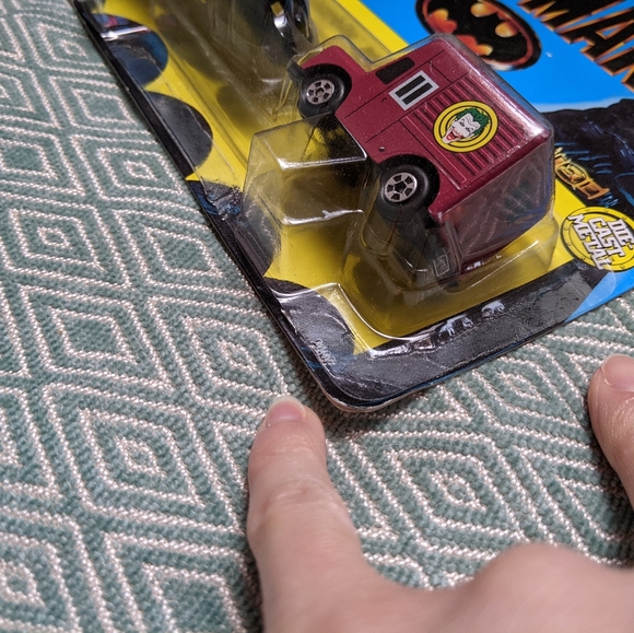 1989 BATMAN ERTL BATMOBILE & JOKER VAN DIE CAST - Picture 7 of 13